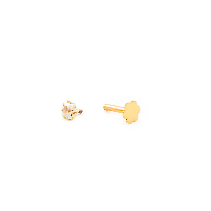 Piercing Oro cartilago carre 2,5 mm (9kts)