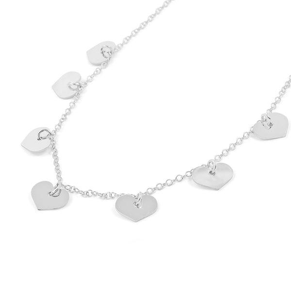 Herz Halskette 925 Sterling Silber