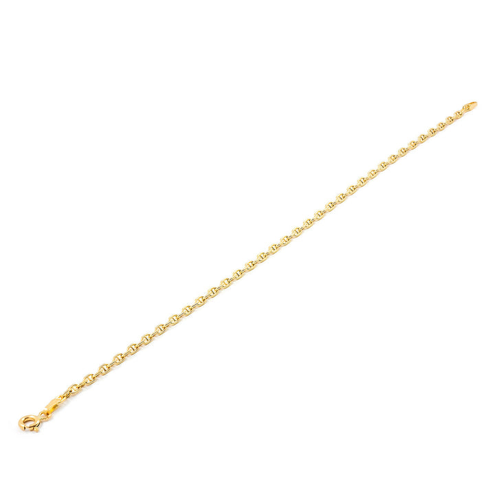 Pulsera Oro amarillo forzada ancla