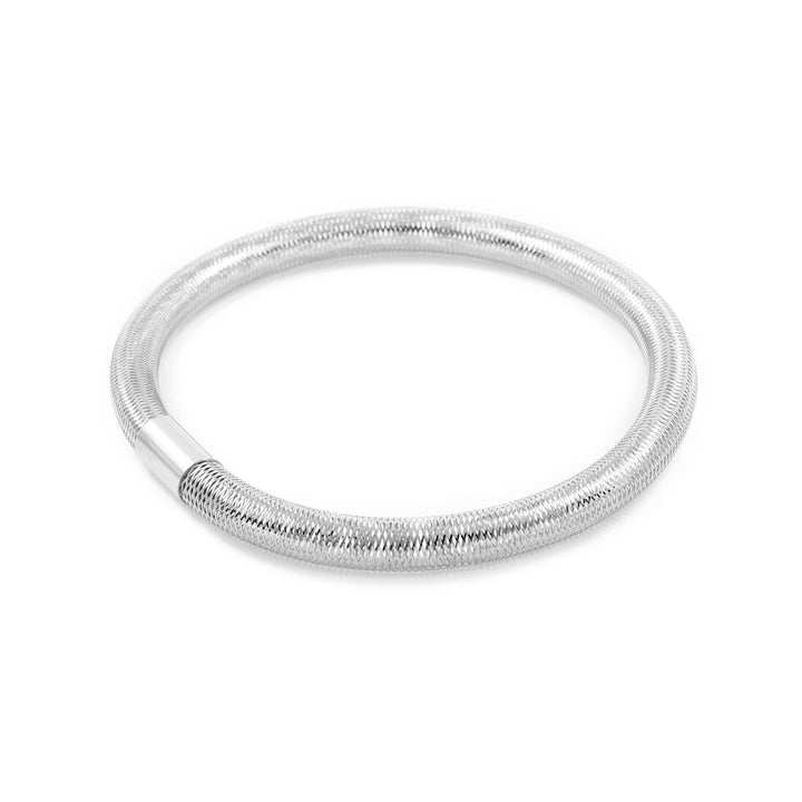 Pulsera Oro Blanco 18k Flexible 3º