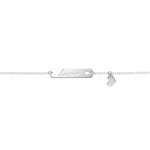 Love Halskette 925 Sterling Silber