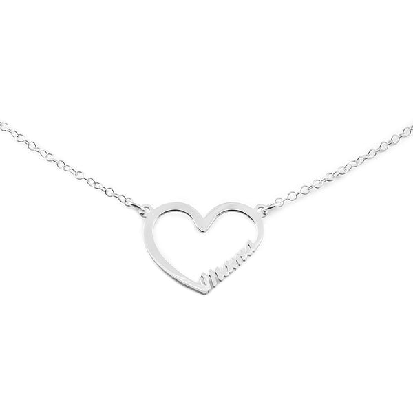 Herz Mama Halskette 925 Sterling Silber